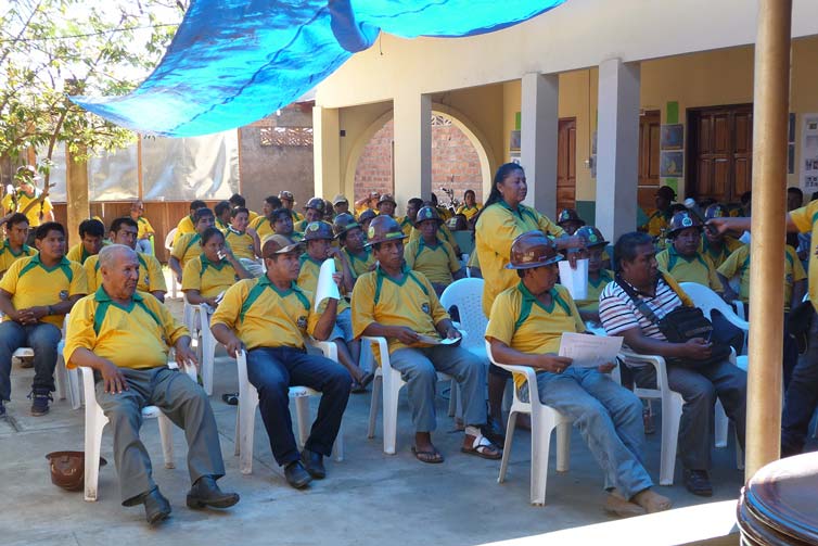 General Meeting of the associates of the Asobal Mining Cooperative, Riberalta, 2013. Photograph by M. de Theije